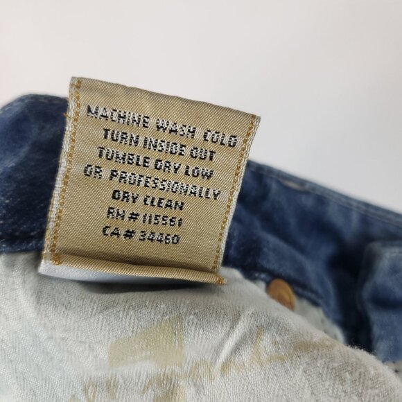 7 Jeans 7 For All Mankind Womens Blue Wash A Pocket Boot Cut Jeans Sz 27 - Picture 14 of 16